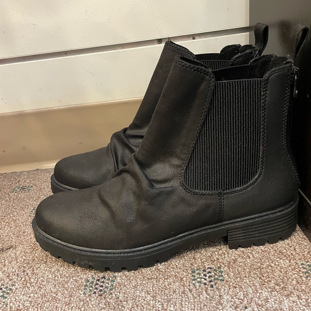 Not Rated Black Ankle Boots